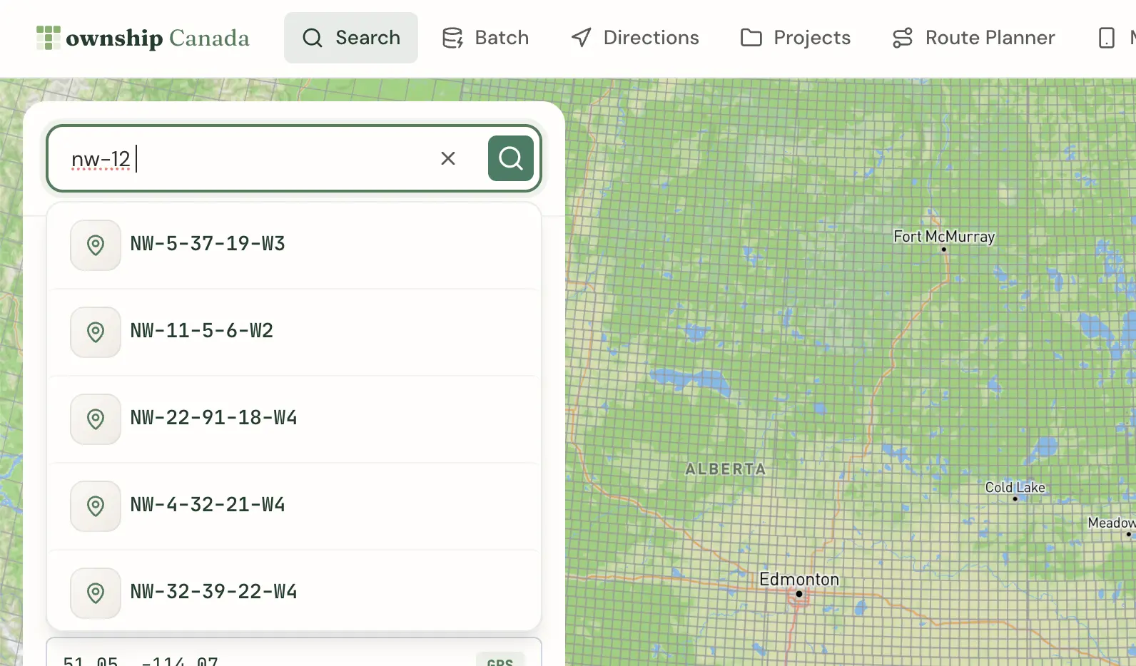 The New Search Experience on Township Canada